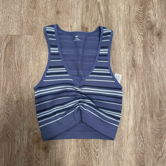 aerie Tops - Aerie Blue Stripe Tank Top